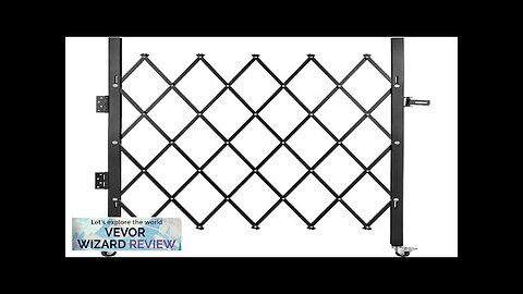 VEVOR Single Folding Security Gate 5.1'H x 5.9'W （61 x 71 inch）Folding Review