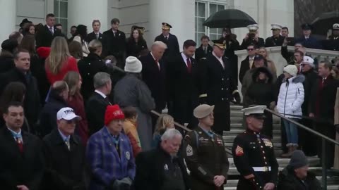 Trump and Vance Lay Wreaths at Arlington