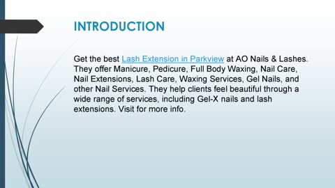 Get the best Lash Extension in Parkview