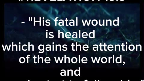 America’s Last President Revelations 13:3