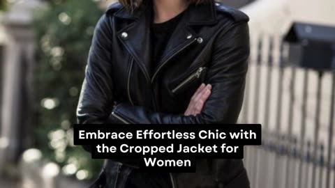 Embrace Effortless Chic with the Cropped Jacket for Women