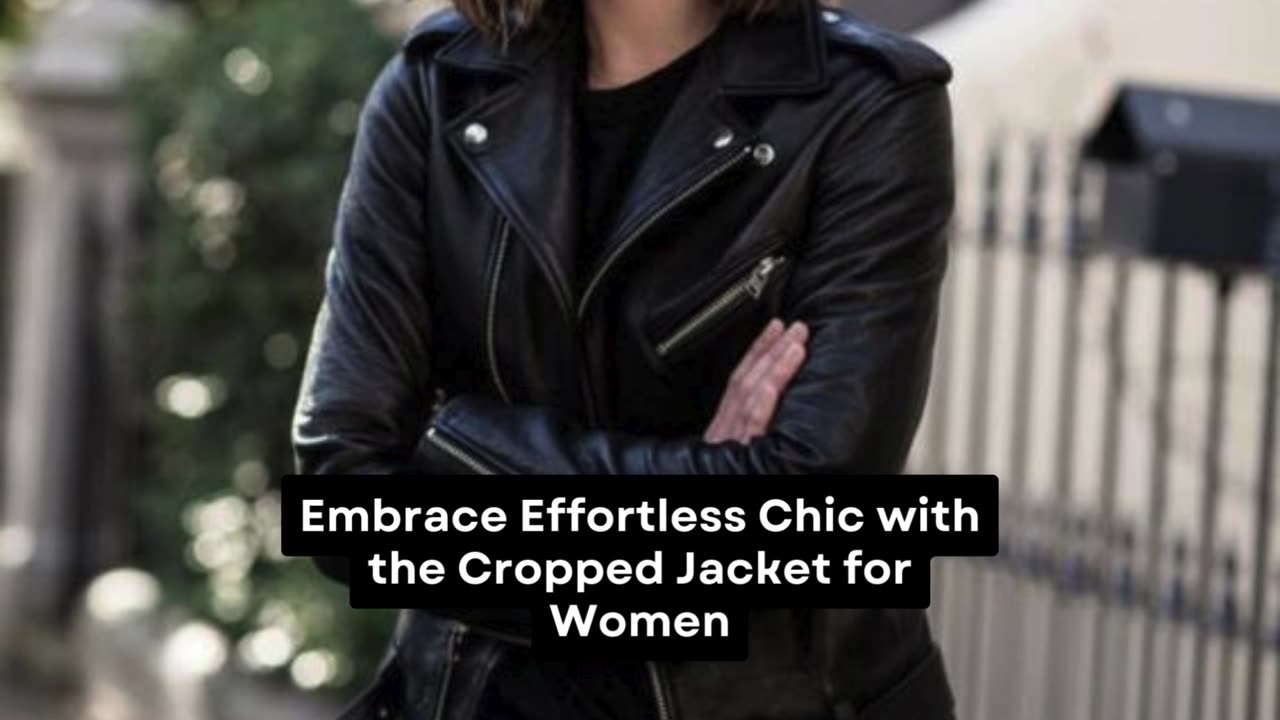Embrace Effortless Chic with the Cropped Jacket for Women