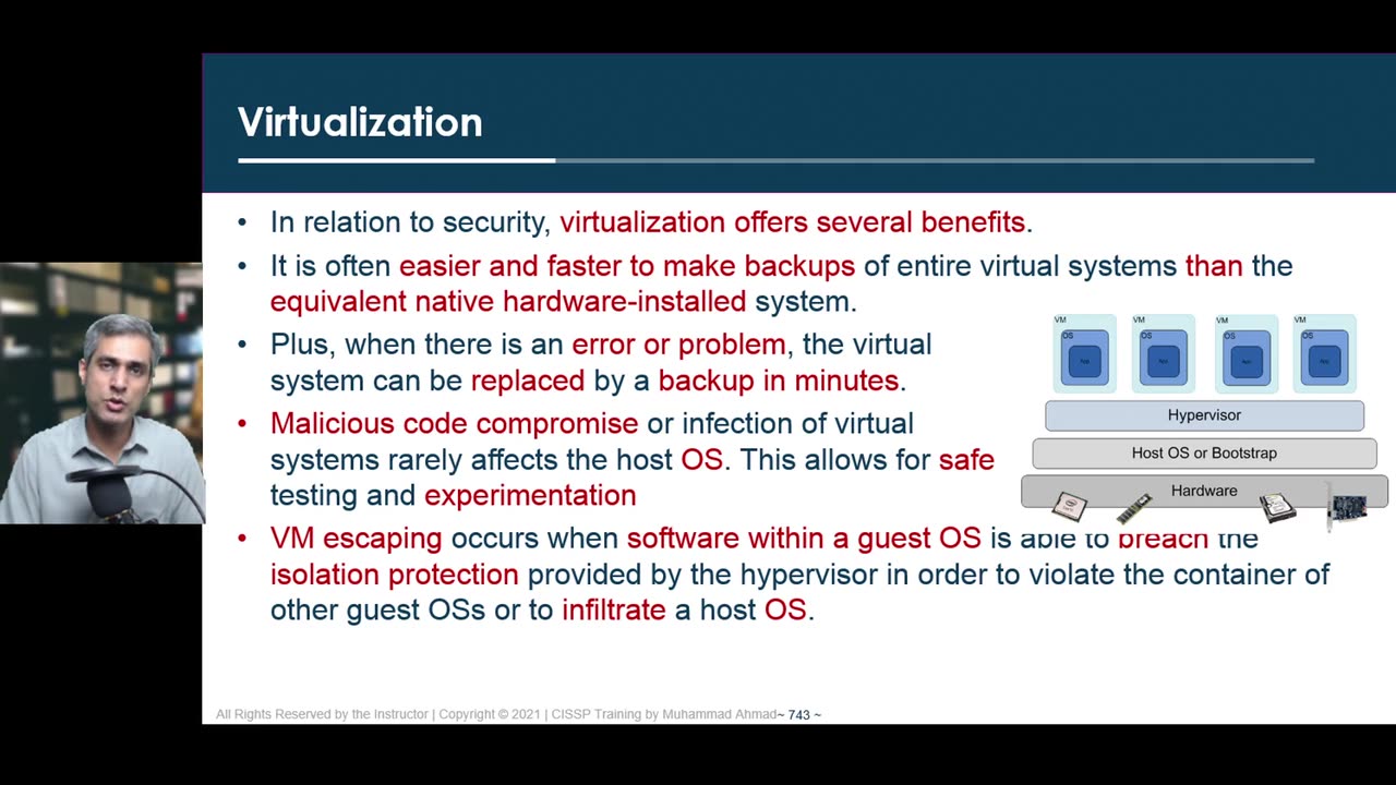 137 - Domain 4 - 43 Virtualization