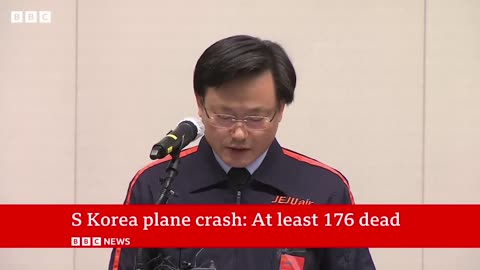 South Korea plane crash kills 179 people BBC News