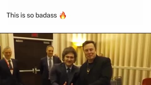 Politics - 2025 Most Bad Ass Gifting Javier Milei Gifts Elon Musk A Chainsaw Awesome