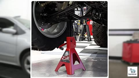 Jack Boss Jack Stands Low Profile 2 Ton (4400 LBs)