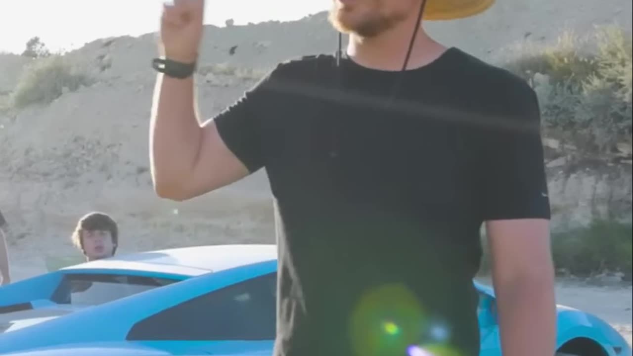 Can the Lamborghini Survive Against 3 Tanks_ (1)