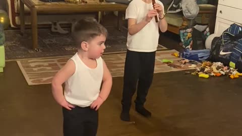 Romanian Brothers Practice Traditional Song