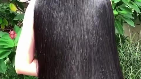 silky smooth long hair