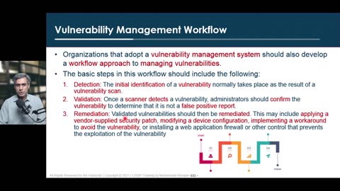 171 - Domain 6 - 62 Vulnerability Management Workflow