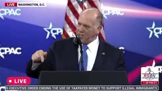 Tom Homan goes full SAVAGE in CPAC speech: "I don't give a s**t!"