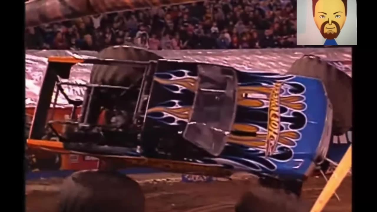 Monster Jam 2005 Freestyle Crashes and Highlights (REACTION)