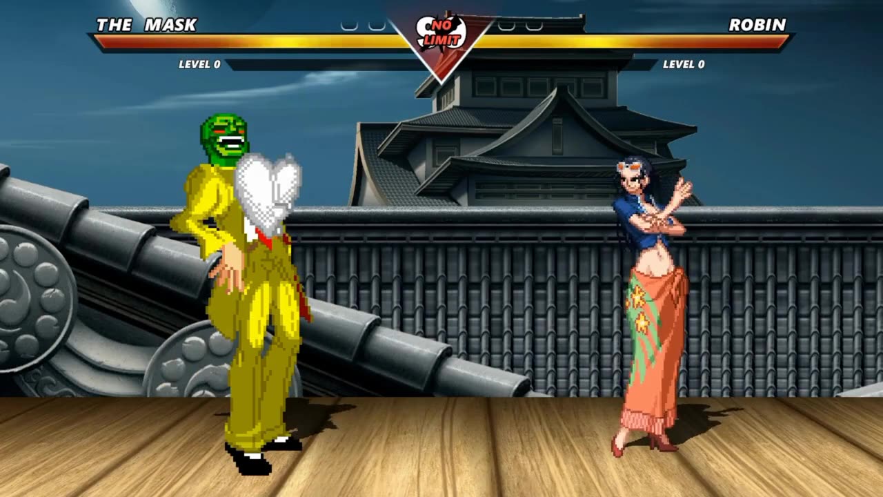 THE MASK vs NICO ROBIN - (Hardest AI)