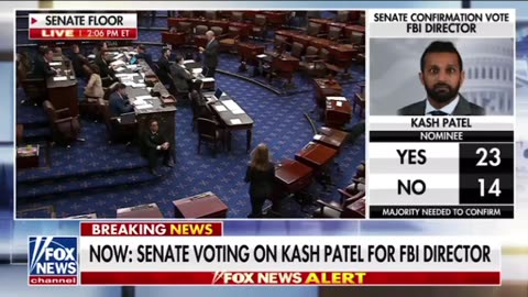 Final vote for Kash Patel
