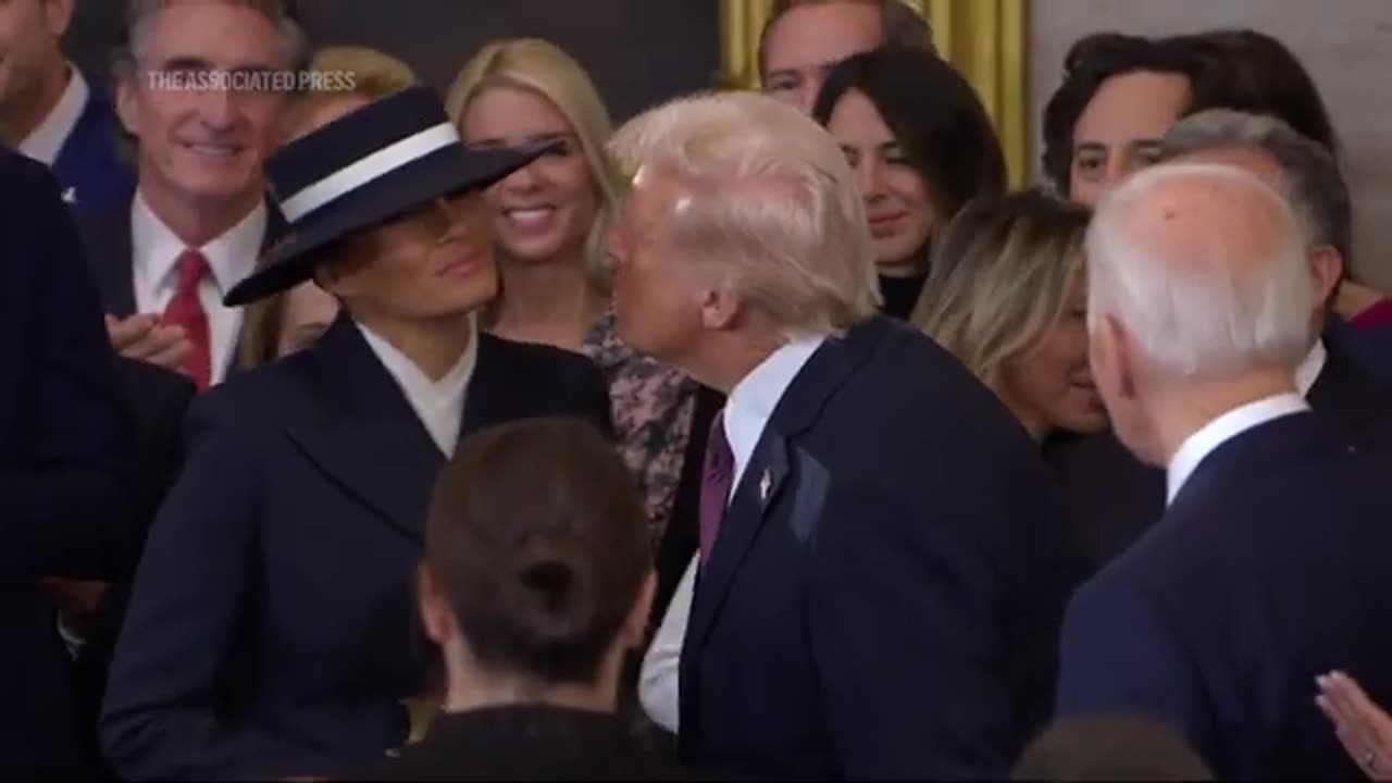 WATCH: Trump arrives at Capitol Rotunda for swearing-in ceremony