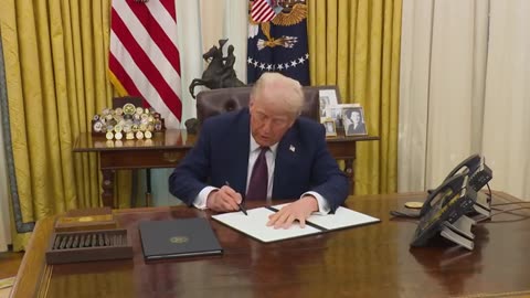 01⁄23⁄25; President Trump Signs Executive Orders