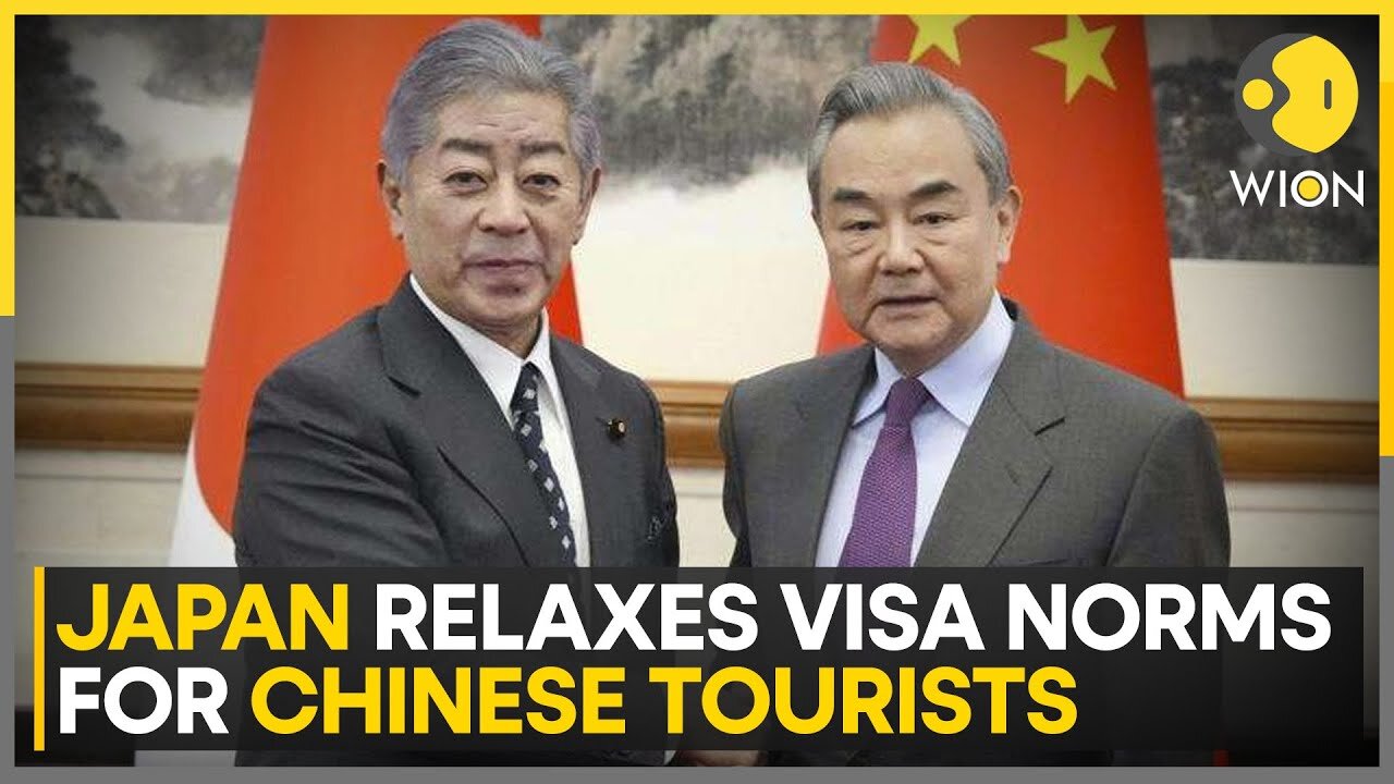 Japan Offers To Ease Visa Rules For Chinese Tourists As FM Takeshi Iwaya Visits Beijing | WION