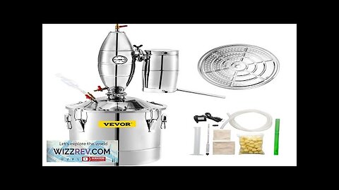 VEVOR 70L 18.5Gal Water Alcohol Distiller 304 Stainless Steel Alcohol Still Wine Review