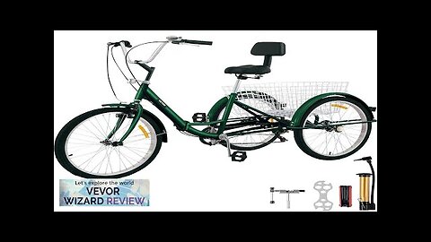 VEVOR Tricycle Adult 26’’ Wheels Adult Tricycle 7-Speed 3 Wheel Bikes Review