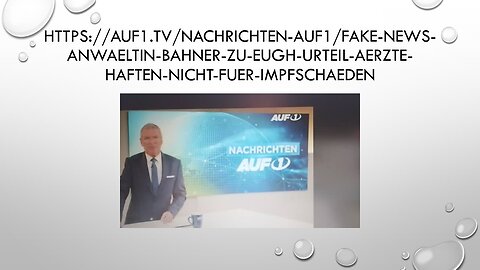 Stellungnahme zum Interview der "AUF 1 Sendung" zum Thema "Fake News"