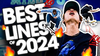 BEST LINES FROM THE 2024 SLS CHAMPIONSHIP TOUR! - Nyjah Huston, Yuto Horigome, Vincent Milou & more…