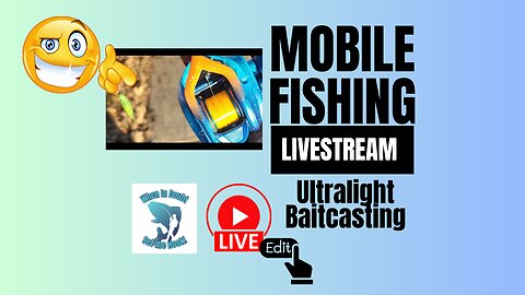 Pond Ultralight Baitcasting - Edited #mobile #fishing #livestream