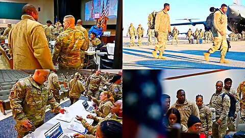The National Guard arrives at Joint Base Andrews for a historic Inauguration Day mission!
