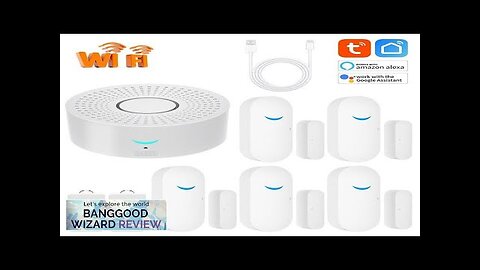 WiFi Door Alarm System Wireless DIY Smart Home Security System with Phone Review