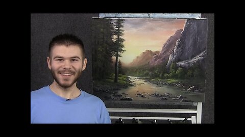 Paint with Kevin Hill - Sunset Across the Mountains