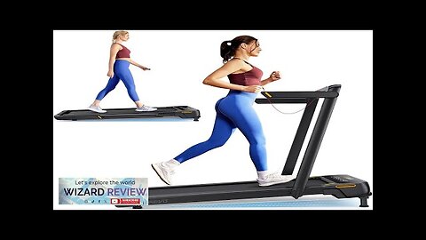 UREVO Walking Pad Treadmill with Incline 2.5 HP Under Desk Treadmill Foldable Review