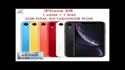 Genuine Apple iPhone XR Original 6.1" Retina IPS LCD RAM 3GB ROM Review