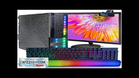 Customized PC Black Treasure Box RGB Dell Desktop Quad Core I5 Review