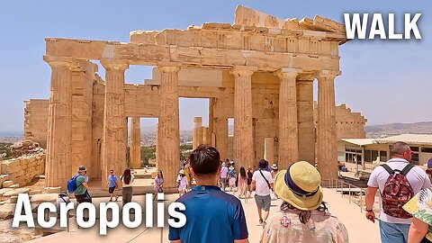 ACROPOLIS of Athens Walking Tour | Parthenon, GREECE City Walk with Captions [4K/60fps]