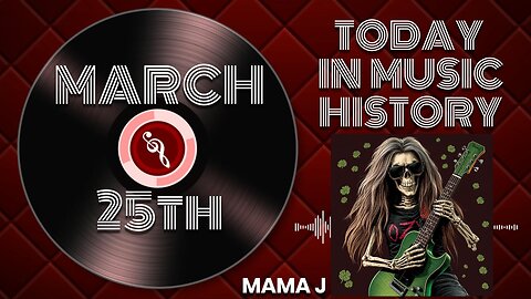 This day in music History! March 25th (general Hospital, Jessies, Dr Noah Drake, Rick Springfield)