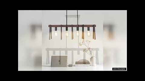 VEVOR 4-Light Kitchen Island Pendant Lights 60W Adjustable Dining Room Light E26 Review