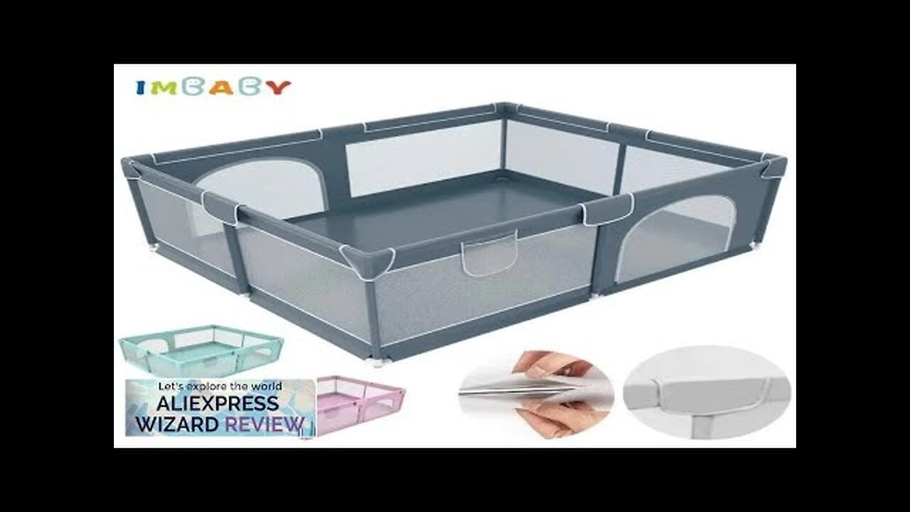 150*180CM Baby Playpen for Children Safety Barrier Fence Toddler Non-Slip Playground Sponge Review