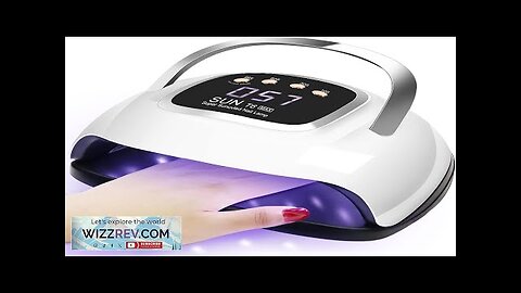 LKE UV Nail Lamp Nail Dryer 220W Light for Nails with 4 Review