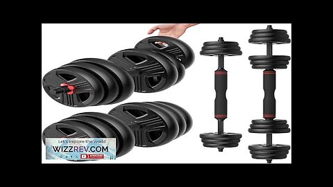 Adjustable Dumbbells Set 20/30/40/55/60/70/80/90lbs Free Weight Set with Connector 2 or 3 Review