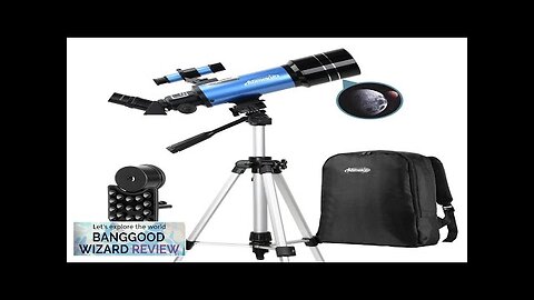 US Direct AOMEKIE 120X 70mm Refractor Astronomical Telescope with High Tripod Review