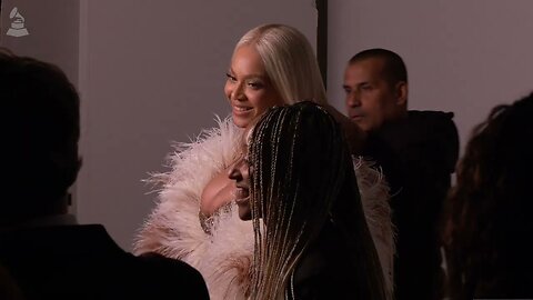 BEYONCÉ Backstage At The 2025 GRAMMYs