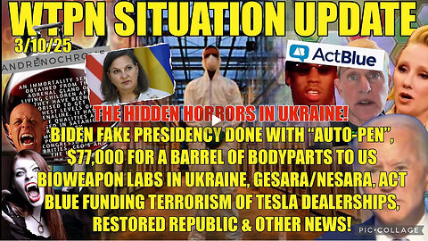 BIDEN AUTO-PEN ,UKRAINE ADRENO-BIOWEAPONS LABS, ACT BLUE, NESARA & MORE.