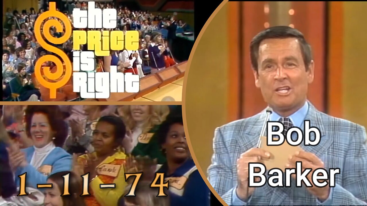 Bob Barker | The Price Is Right 1-11-74 | Game Show Full Episode