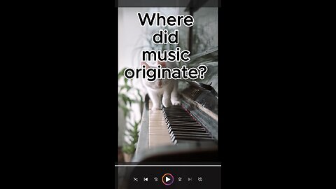 Where did music originate?