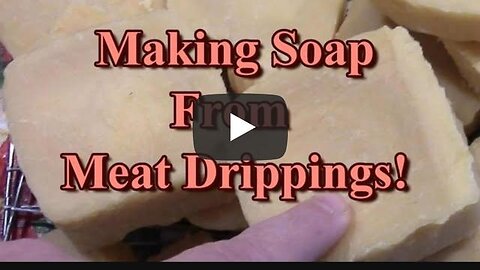 Making Soap From Waste Fats!