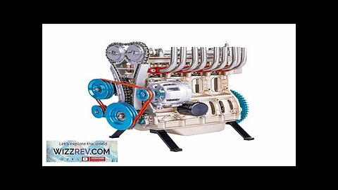 DM13 TECHING Car Engine Assembly Kit Full Metal 4 Cylinder Building Science Review