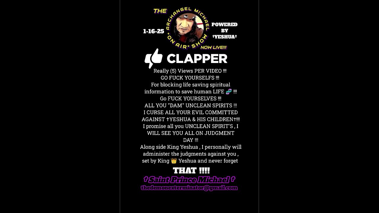CLAPPER you've been put on notice !!!