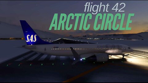 Flight 42: 🇬🇱 Departure → Ice Sheet Flyover → Tromsø Approach