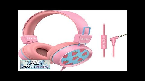 New bee kids headphones for school with Microphone KH20 HD Stereo Safe Volume Limited Review