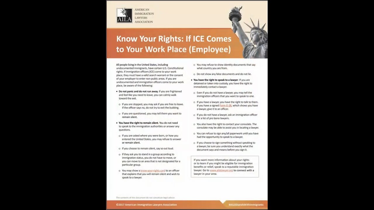 REFUGEE AND IMMIGRATION PROGRAM⛪️☣️🧑🏫INSTRUCTS ILLEGAL MIGRANTS TO AVOID ICE🛗🚨💫