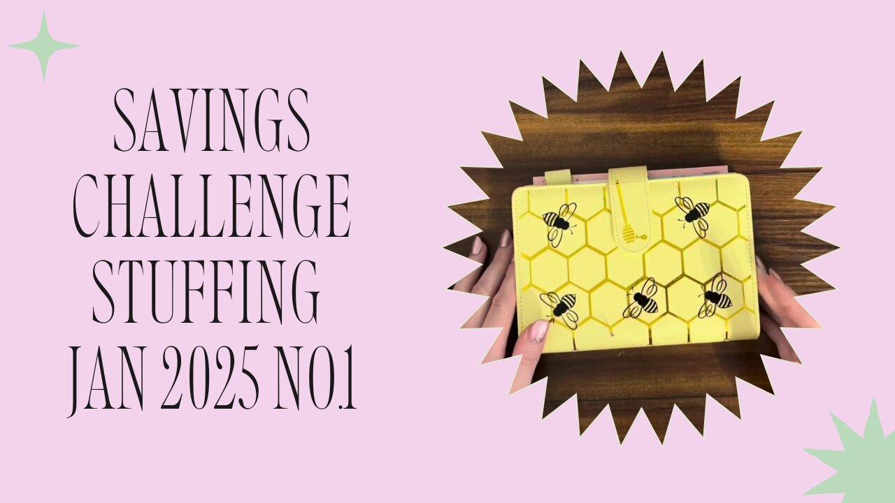 Savings Challenge Stuffing| Jan 2025 No.1